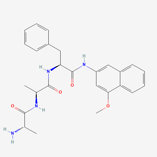 (2S)-2-[[(2S)-2-[[(2S)-2-aminopropanoyl]amino]propanoyl]amino]-N-(4-methoxynaphthalen-2-yl)-3-phenylpropanamide (CAS: 100900-09-2) - Related Chemical Product