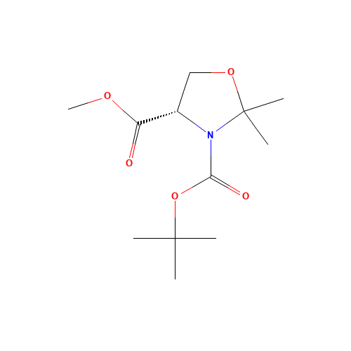 3-O-tert-butyl 4-O-methyl (4S)-2,2-dimethyl-1,3-oxazolidine-3,4-dicarboxylate (CAS: 108149-60-6) - Related Chemical Product