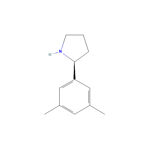(2S)-2-(3,5-dimethylphenyl)pyrrolidine (CAS: 1213334-10-1) - Related Chemical Product
