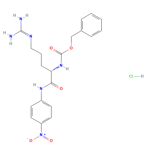 benzyl N-[(2S)-5-(diaminomethylideneamino)-1-(4-nitroanilino)-1-oxopentan-2-yl]carbamate;hydrochloride (CAS: 59188-53-3) - Related Chemical Product