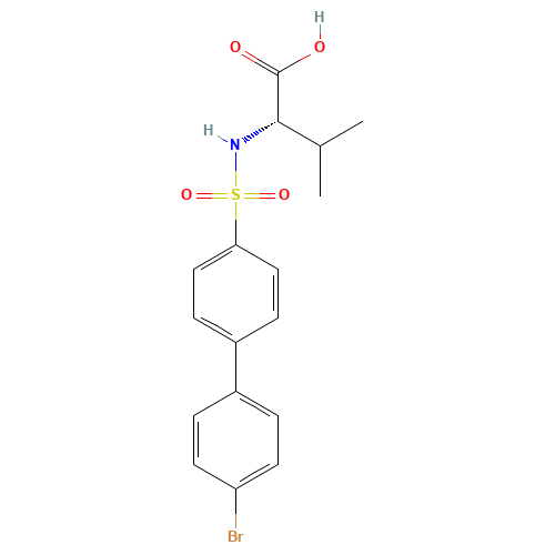 (2S)-2-[[4-(4-bromophenyl)phenyl]sulfonylamino]-3-methylbutanoic acid (CAS: 199850-67-4) - Related Chemical Product