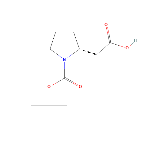 2-[(2R)-1-[(2-methylpropan-2-yl)oxycarbonyl]pyrrolidin-2-yl]acetic acid (CAS: 101555-60-6) - Related Chemical Product