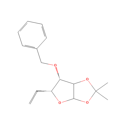 (5R,6R,6aS)-5-ethyl-2,2-dimethyl-6-phenylmethoxy-5,6a-dihydro-3aH-furo[2,3-d][1,3]dioxol-6-ol (CAS: 19877-13-5) - Related Chemical Product