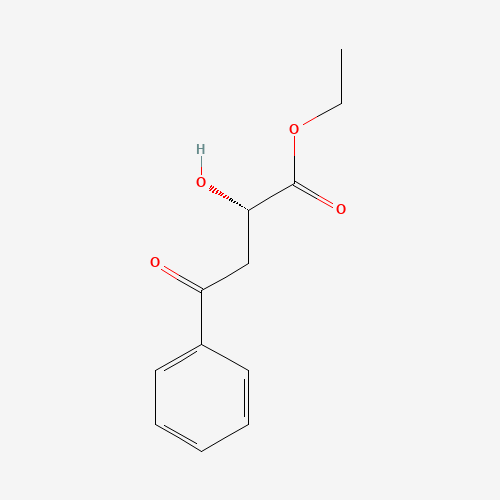ethyl (2S)-2-hydroxy-4-oxo-4-phenylbutanoate (CAS: 243658-52-8) - Chemical Structure and Molecular Formula 