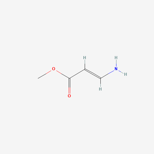 methyl (E)-3-aminoprop-2-enoate (CAS: 124703-69-1) - Chemical Structure and Molecular Formula 