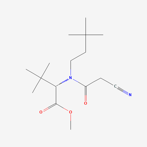 methyl (2S)-2-[(2-cyanoacetyl)-(3,3-dimethylbutyl)amino]-3,3-dimethylbutanoate (CAS: 1162665-53-3) - Related Chemical Product