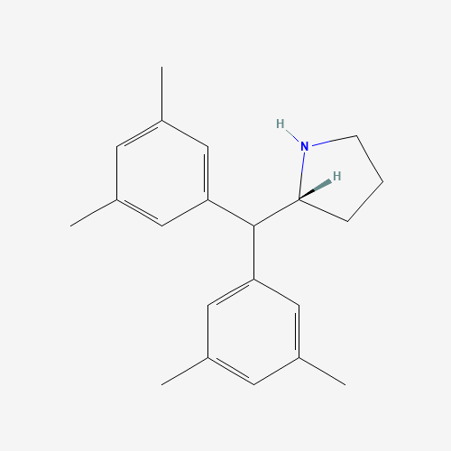 (2R)-2-[bis(3,5-dimethylphenyl)methyl]pyrrolidine (CAS: 948595-04-8) - Related Chemical Product