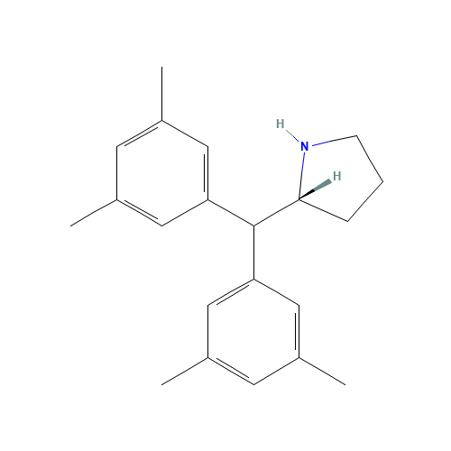(2R)-2-[bis(3,5-dimethylphenyl)methyl]pyrrolidine (CAS: 948595-04-8) - Related Chemical Product
