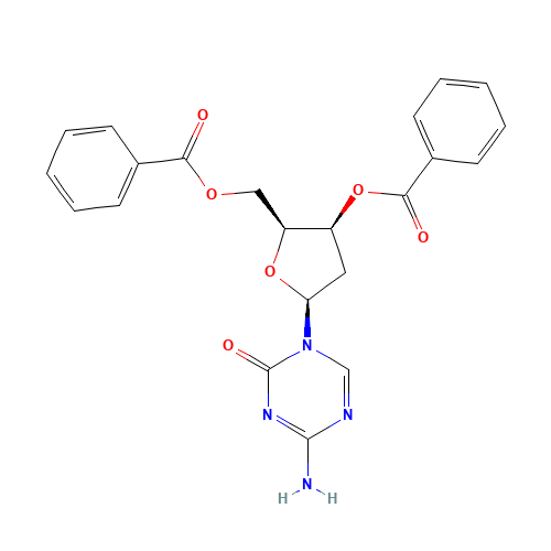 [(2S,3S,5S)-5-(4-amino-2-oxo-1,3,5-triazin-1-yl)-3-benzoyloxyoxolan-2-yl]methyl benzoate (CAS: 324018-62-4) - Related Chemical Product