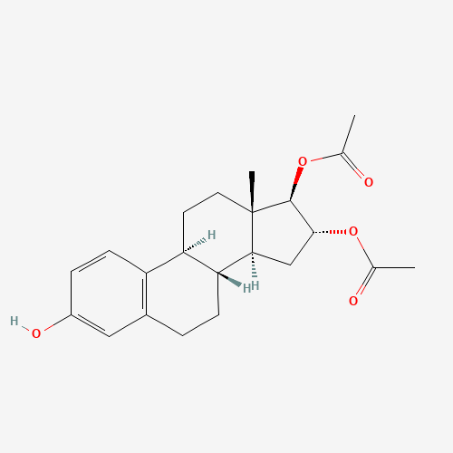 [(8R,9S,13S,14S,16R,17R)-17-acetyloxy-3-hydroxy-13-methyl-6,7,8,9,11,12,14,15,16,17-decahydrocyclopenta[a]phenanthren-16-yl] acetate (CAS: 805-26-5) - Related Chemical Product