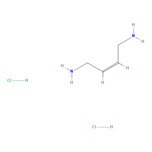 (Z)-but-2-ene-1,4-diamine;dihydrochloride (CAS: 114118-70-6) - Chemical Structure and Molecular Formula 
