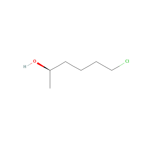 (2R)-6-chlorohexan-2-ol (CAS: 154885-33-3) - Chemical Structure and Molecular Formula 
