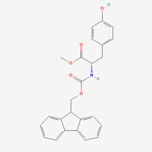 methyl (2S)-2-(9H-fluoren-9-ylmethoxycarbonylamino)-3-(4-hydroxyphenyl)propanoate (CAS: 82911-79-3) - Related Chemical Product