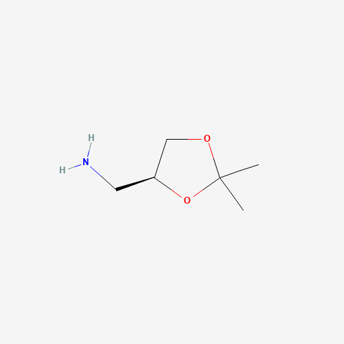 [(4S)-2,2-dimethyl-1,3-dioxolan-4-yl]methanamine (CAS: 82954-65-2) - Chemical Structure and Molecular Formula 