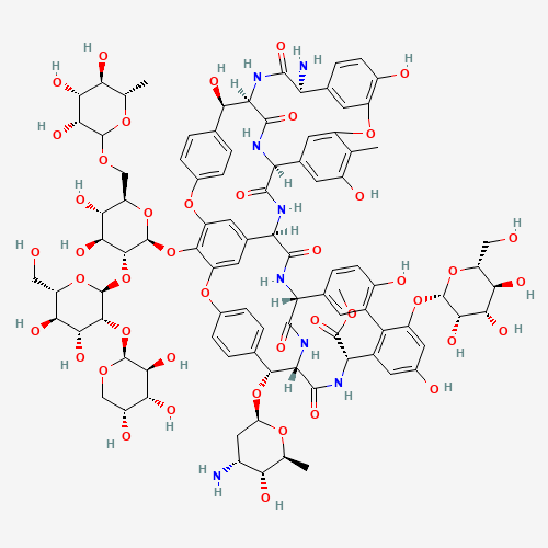 RISTOCETIN SULFATE SALT (CAS: 1404-55-3) - Chemical Structure and Molecular Formula 