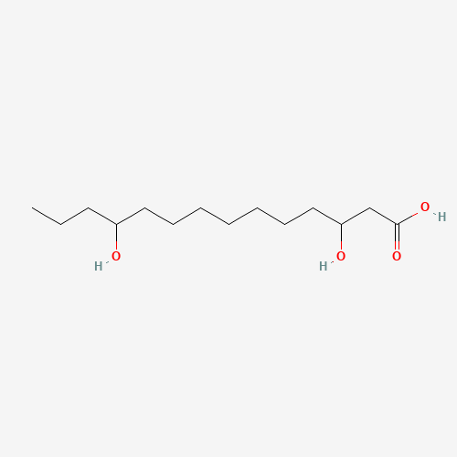 3,11-dihydroxy-tetradecanoic acid (CAS: 36138-54-2) - Chemical Structure and Molecular Formula 