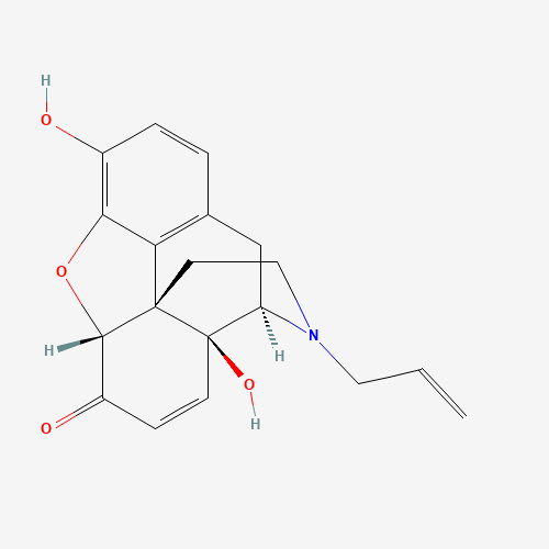 7,8-didehydro-4,5α-epoxy-3,14-dihydroxy-17-(prop-2-enyl)morphinan-6-one (CAS: 26451-92-3) - Chemical Structure and Molecular Formula 
