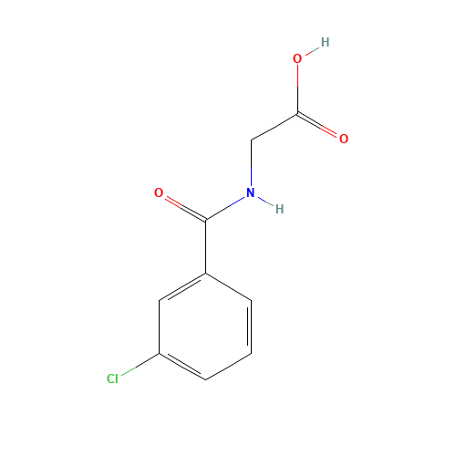 (3-CHLORO-BENZOYLAMINO)-ACETIC ACID (CAS: 57728-59-3) - Related Chemical Product