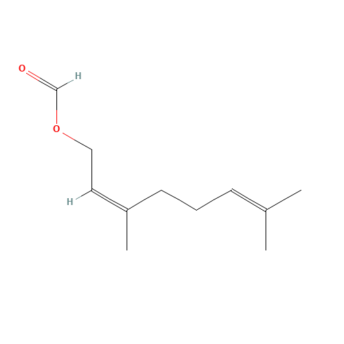 Neryl formate (CAS: 2142-94-1) - Chemical Structure and Molecular Formula 
