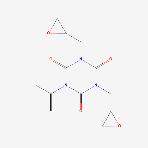 1,3-bis(oxiranylmethyl)-5-(2-propenyl)-1,3,5-Triazine-2,4,6(1H,3H,5H)-trione (CAS: 69731-45-9) - Chemical Structure and Molecular Formula 