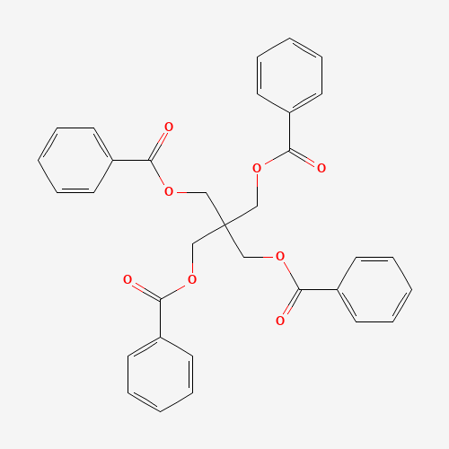 [3-benzoyloxy-2,2-bis(benzoyloxymethyl)propyl] benzoate (CAS: 4196-86-5) - Chemical Structure and Molecular Formula 
