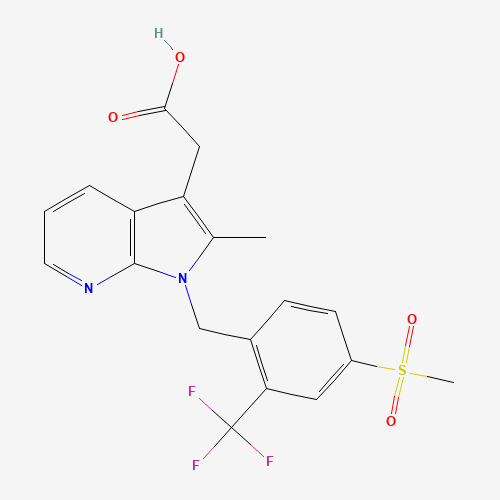 Fevipiprant (CAS: 872365-14-5) - Chemical Structure and Molecular Formula 
