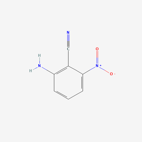 2-AMINO-6-NITROBENZONITRILE (CAS: 63365-23-1) - Chemical Structure and Molecular Formula 