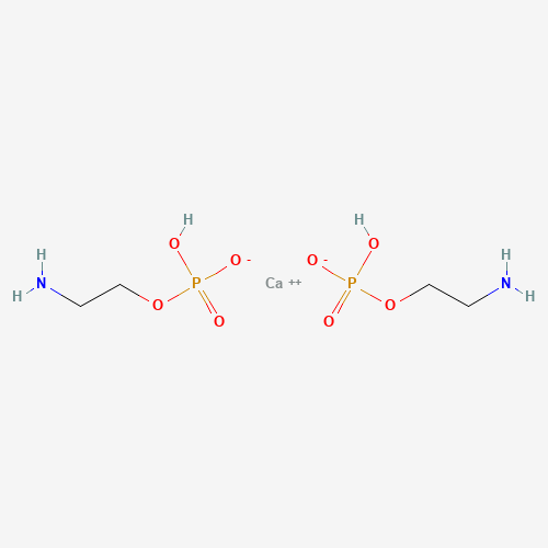 Calcium bis(2-aminoethylhydrogenphosphat) (CAS: 18672-70-3) - Chemical Structure and Molecular Formula 