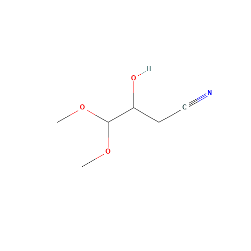3-hydroxy-4,4-dimethoxybutanenitrile (CAS: 255869-40-0) - Related Chemical Product
