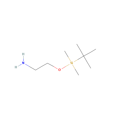 2-[tert-butyl(dimethyl)silyl]oxyethanamine (CAS: 101711-55-1) - Chemical Structure and Molecular Formula 