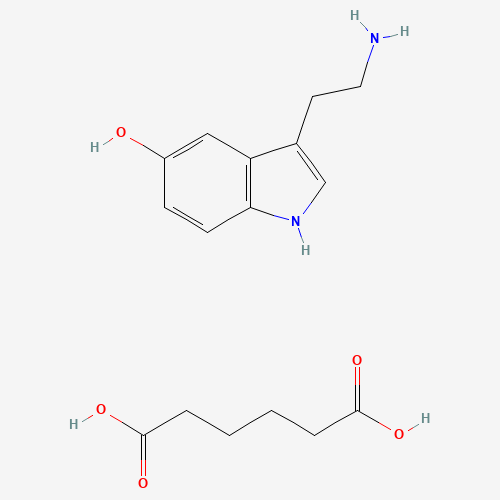 Serotonin (CAS: 16031-83-7) - Chemical Structure and Molecular Formula 