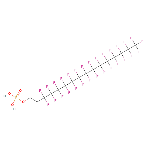 3,3,4,4,5,5,6,6,7,7,8,8,9,9,10,10,11,11,12,12,13,13,14,14,15,15,16,16,16-nonacosafluorohexadecyl dihydrogen phosphate (CAS: 94200-54-1) - Related Chemical Product