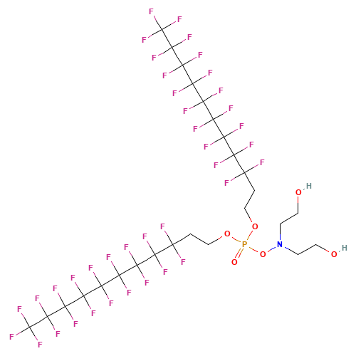 [bis(2-hydroxyethyl)amino] bis(3,3,4,4,5,5,6,6,7,7,8,8,9,9,10,10,11,11,11-nonadecafluoroundecyl) phosphate (CAS: 101896-22-4) - Related Chemical Product