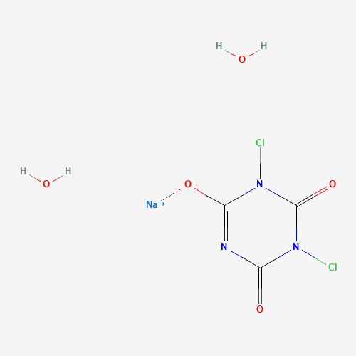 SodiuM dichloroisocyanurate dihydrate (CAS: 51580-86-0) - Chemical Structure and Molecular Formula 