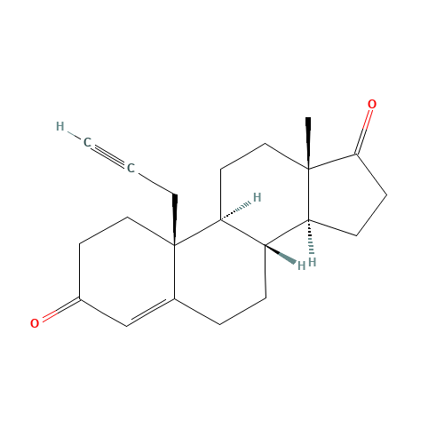 (8R,9S,10S,13S,14S)-13-methyl-10-prop-2-ynyl-2,6,7,8,9,11,12,14,15,16-decahydro-1H-cyclopenta[a]phenanthrene-3,17-dione (CAS: 77016-85-4) - Related Chemical Product