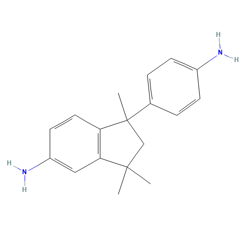 1-(4-aminophenyl)-1,3,3-trimethyl-2H-inden-5-amine (CAS: 54628-89-6) - Related Chemical Product