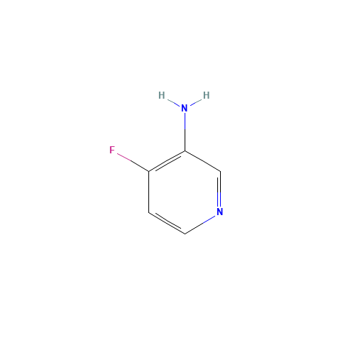 4-fluoropyridin-3-amine (CAS: 1060804-19-4) - Chemical Structure and Molecular Formula 
