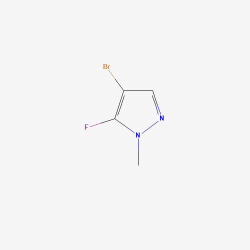 4-bromo-5-fluoro-1-methylpyrazole (CAS: 1783510-78-0) - Chemical Structure and Molecular Formula 