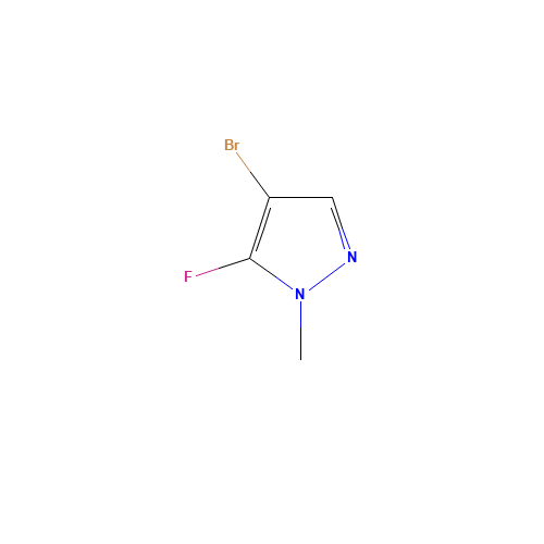4-bromo-5-fluoro-1-methylpyrazole (CAS: 1783510-78-0) - Chemical Structure and Molecular Formula 