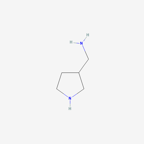 3-Pyrrolidinemethanamine (CAS: 67318-88-1) - Chemical Structure and Molecular Formula 