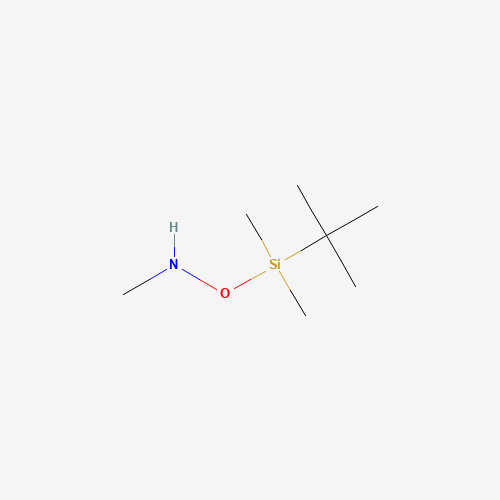 N-[tert-butyl(dimethyl)silyl]oxymethanamine (CAS: 133710-59-5) - Chemical Structure and Molecular Formula 