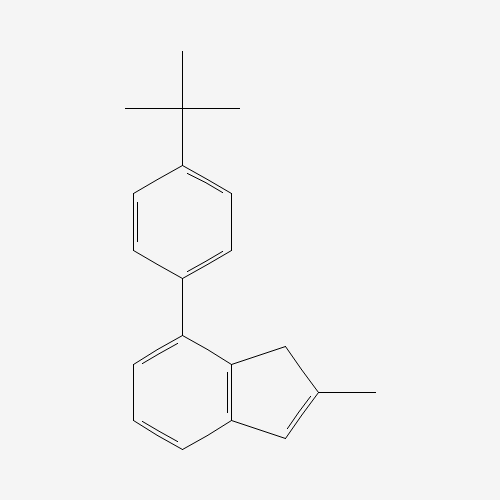 7-(4-tert-Butylphenyl)-2-methyl-1H-indene (CAS: 245653-52-5) - Chemical Structure and Molecular Formula 