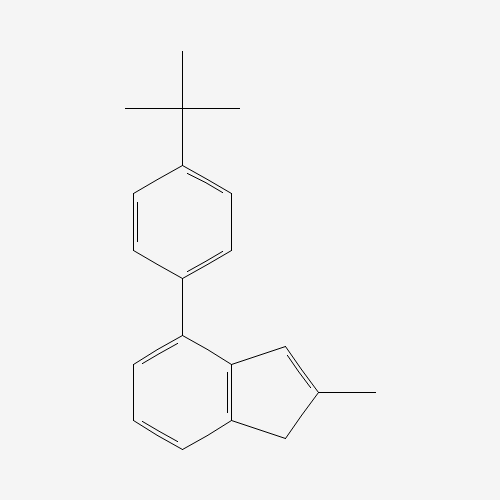 4-(4-tert-butylphenyl)-2-Methylindene (CAS: 213381-88-5) - Chemical Structure and Molecular Formula 