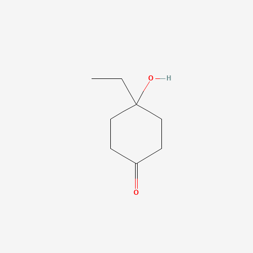 4-ethyl-4-hydroxycyclohexanone (CAS: 331475-07-1) - Chemical Structure and Molecular Formula 