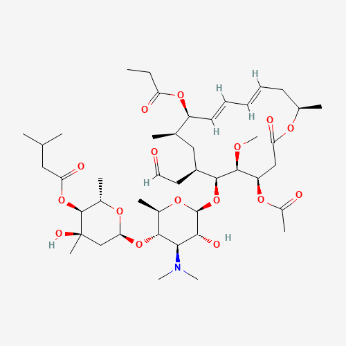 Josamycin Propionate (CAS: 40922-77-8) - Chemical Structure and Molecular Formula 