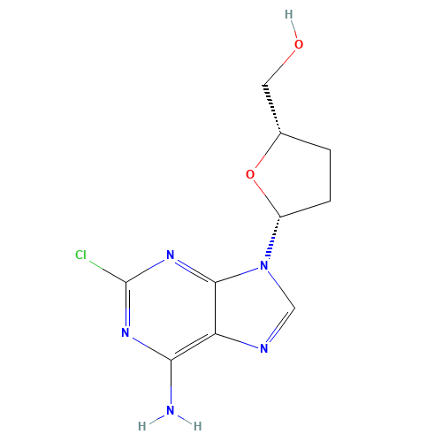 [(2S,5R)-5-(6-amino-2-chloropurin-9-yl)oxolan-2-yl]methanol (CAS: 114849-58-0) - Related Chemical Product