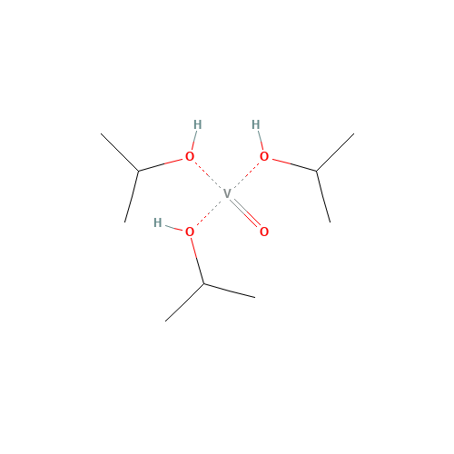 oxovanadium;propan-2-ol (CAS: 5588-84-1) - Chemical Structure and Molecular Formula 