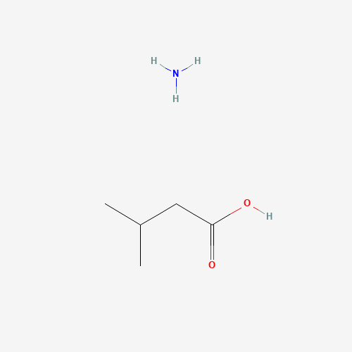 azane;3-methylbutanoic acid (CAS: 7563-33-9) - Chemical Structure and Molecular Formula 