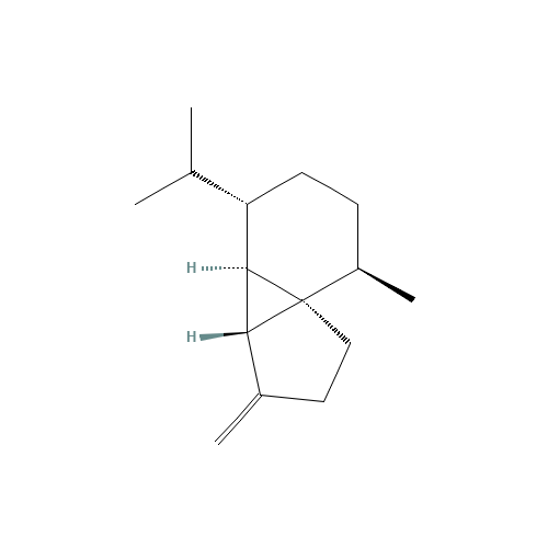 beta-Cubebene (CAS: 13744-15-5) - Chemical Structure and Molecular Formula 