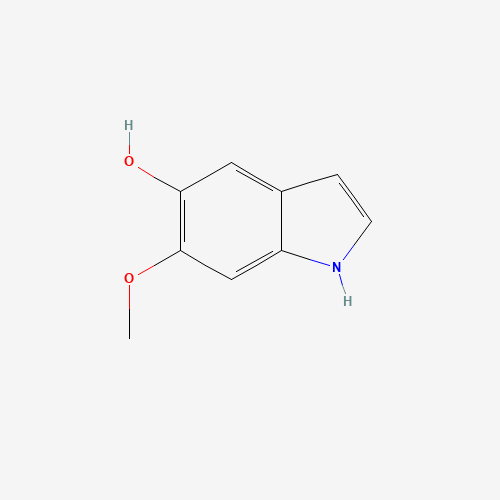 6-methoxy-1H-indol-5-ol (CAS: 2380-83-8) - Chemical Structure and Molecular Formula 